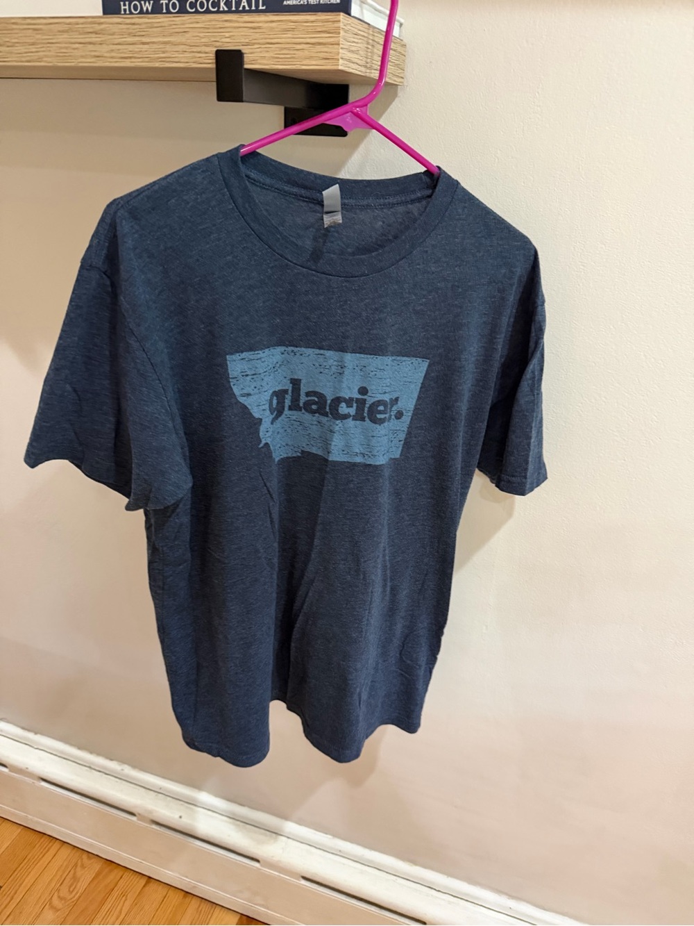 Men’s Navy Graphic T-Shirt Glacier National Park.